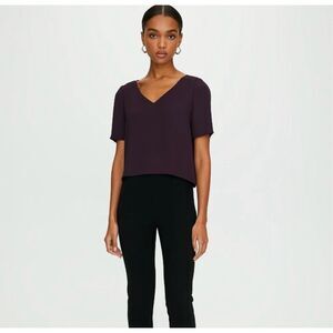 ✨Aritzia BABATON Randy Purple Sz XXS Blouse✨